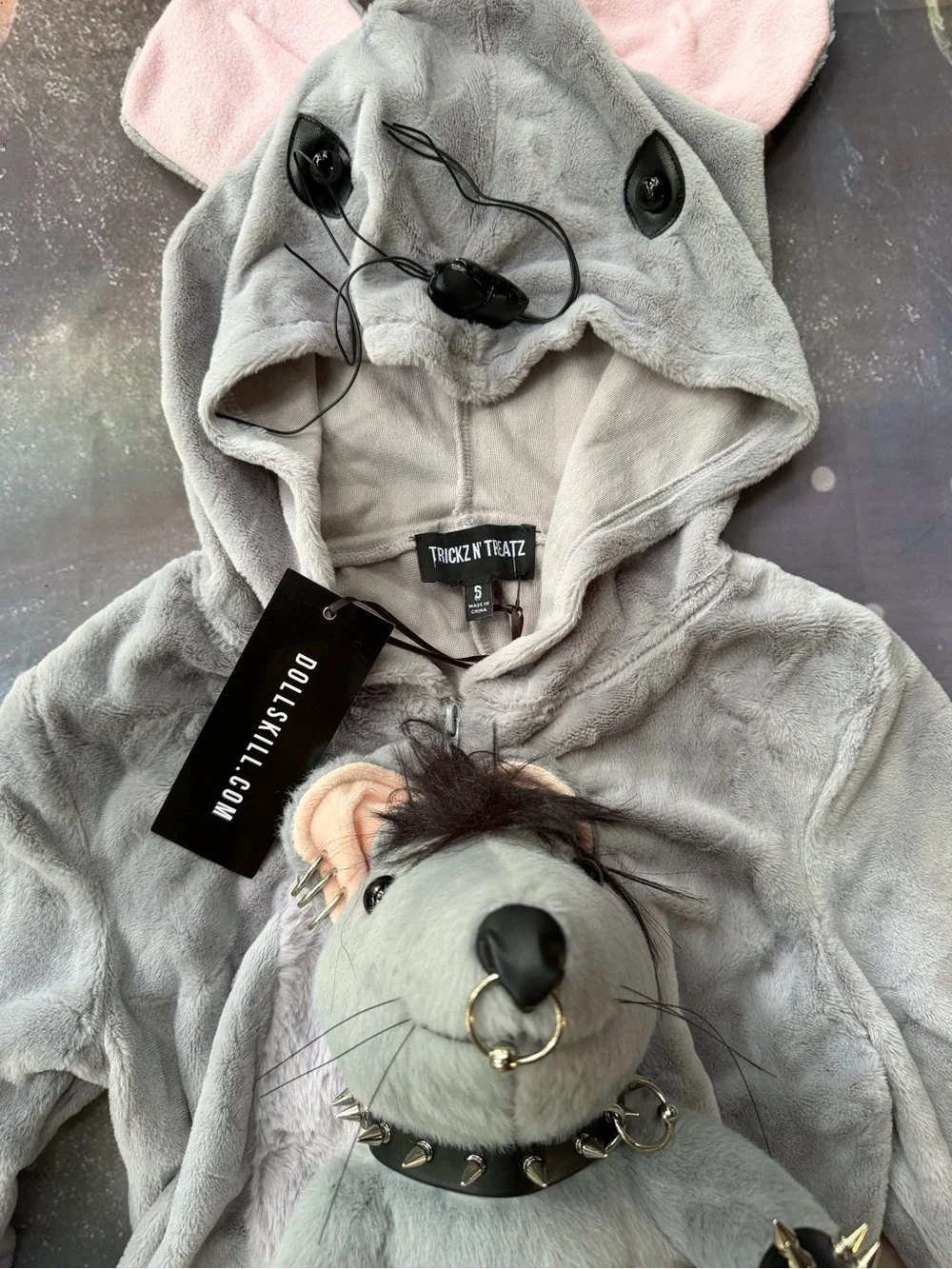 Dolls Kill Rat Costume & Backpack Bundle